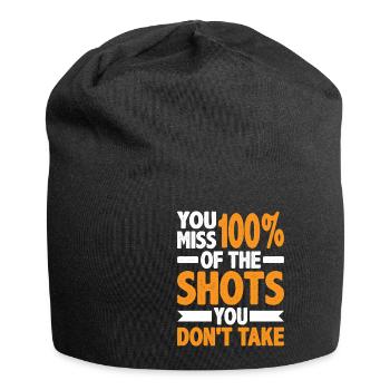 You Miss 100% Of The Shots You Don't Take 9 - Jersey-Beanie - Schwarz - Vorne