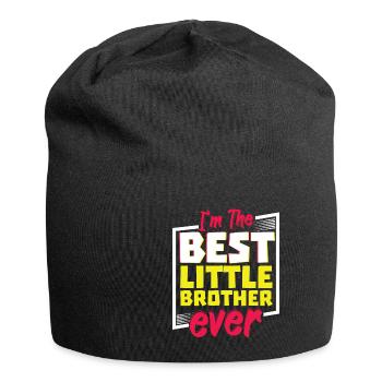 Im The Best little Brother Ever - Jersey Beanie - black - Front