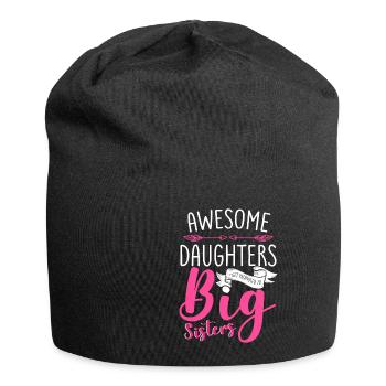 Awesome Daughters Get Promoted To Sister Family - Jersey-Beanie - Schwarz - Vorne