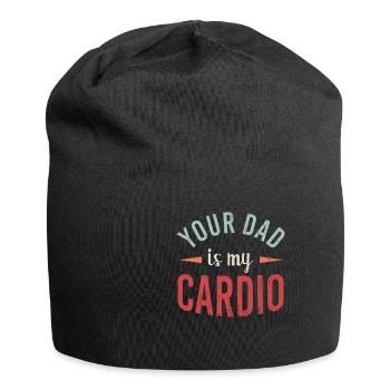 Your Dad Is My Cardio Sport Fitness Energy Gym - Jersey-Beanie - Schwarz - Vorne