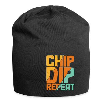 Chip Dip Repeat 11 - Jersey Beanie - black - Front