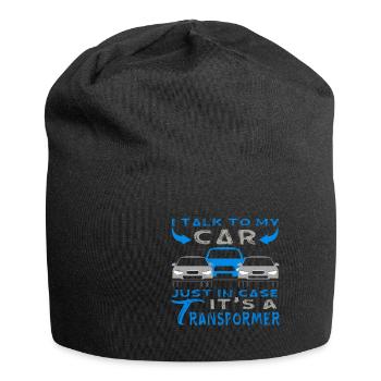 Tuning Spruch für Motorsport / Auto Fans - Jersey-Beanie - Schwarz - Vorne