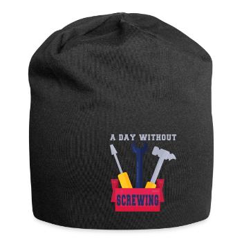 Tuning Spruch für Motorsport / Auto Fans - Jersey-Beanie - Schwarz - Vorne