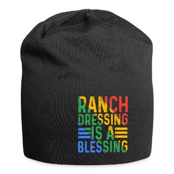 Ranch Dressing Is A Blessing 16 - Jersey-Beanie - Schwarz - Vorne