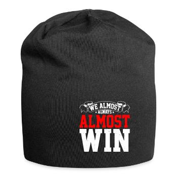 We Almost Always Almost Win 17 - Jersey Beanie - black - Front