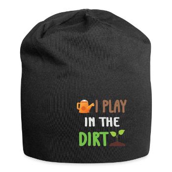 Garten Motiv Gärtner & Gärtnerin Spruch - Jersey-Beanie - Schwarz - Vorne
