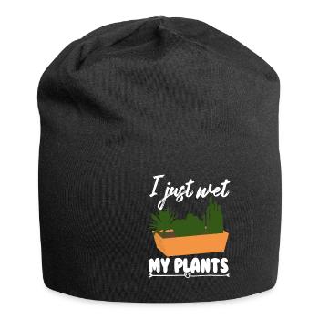 Garten Motiv Gärtner & Gärtnerin Spruch - Jersey-Beanie - Schwarz - Vorne