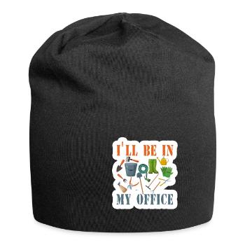 Garten Motiv Gärtner & Gärtnerin Spruch - Jersey-Beanie - Schwarz - Vorne