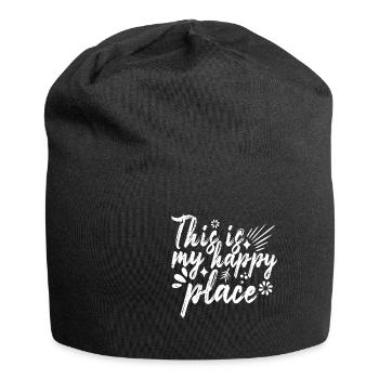 Garten Motiv Gärtner & Gärtnerin Spruch - Jersey-Beanie - Schwarz - Vorne