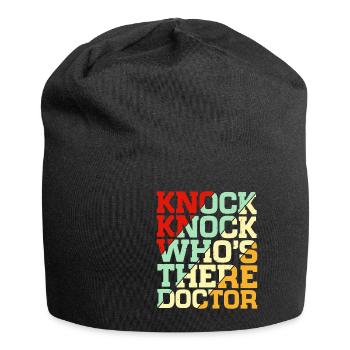 Knock Knock Who's There Doctor 4 - Jersey-Beanie - Schwarz - Vorne