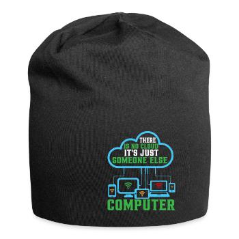 There Is No Cloud 17 - Jersey Beanie - black - Front