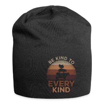 Be Kind To Every Kind Animals Stable Farm - Jersey Beanie - black - Front