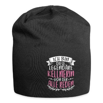 Ich Bin Diese Legendäre Kellnerin - Jersey-Beanie - Schwarz - Vorne