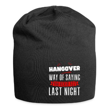 Hangover, Way Of Saying You Kicked Ass Last Night4 - Jersey Beanie - black - Front