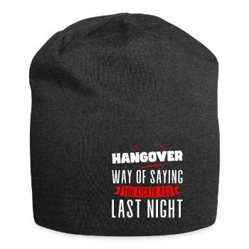 Hangover, Way Of Saying You Kicked Ass Last Night4 - Jersey Beanie - charcoal grey - Front