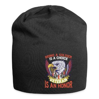 Being A Soldier Is A Choice 6 - Jersey Beanie - black - Front