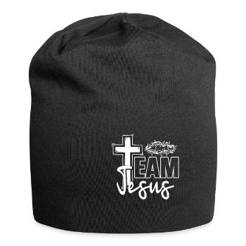Équipe Jésus Christianisme Catholiques Religion Foi - Bonnet en jersey - noir - Devant