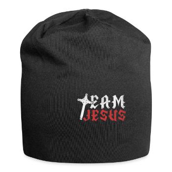 Équipe Jésus Christianisme Catholiques Religion Foi - Bonnet en jersey - noir - Devant