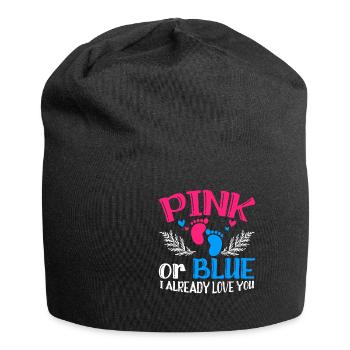I Already Love You Birth Pregnancy - Jersey Beanie - black - Front