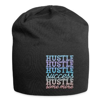 Hustle Hustle Hustle Success Hustle Some More 4 - Bonnet en jersey - noir - Devant