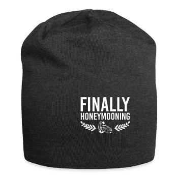Enfin Honey Mooning Conjoint Lune de miel - Bonnet en jersey - charbon - Devant
