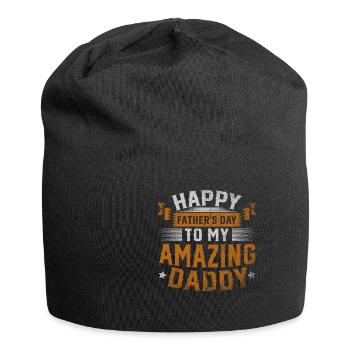 Happy Fathers Day To My Amazing Daddy - Jersey Beanie - black - Front