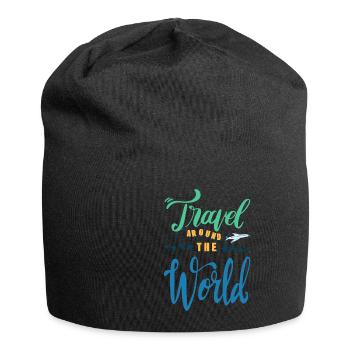 Heißluftballon & Ballon Fahrer Geschenk - Jersey-Beanie - Schwarz - Vorne