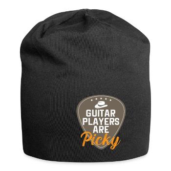 Gitarre Musik Gitarisst Gitarren Spruch - Jersey-Beanie - Schwarz - Vorne