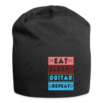 Gitarre Musik Gitarisst Gitarren Spruch - Jersey-Beanie - Schwarz - Vorne