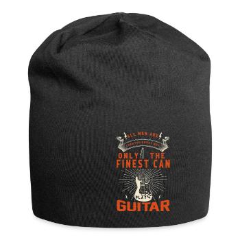 Gitarre Musik Gitarisst Gitarren Spruch - Jersey-Beanie - Schwarz - Vorne