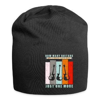 Gitarre Musik Gitarisst Gitarren Spruch - Jersey-Beanie - Schwarz - Vorne