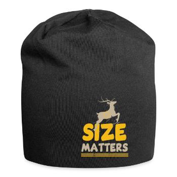 Jagen Jagdspruch & Jäger Geschenkidee - Jersey-Beanie - Schwarz - Vorne