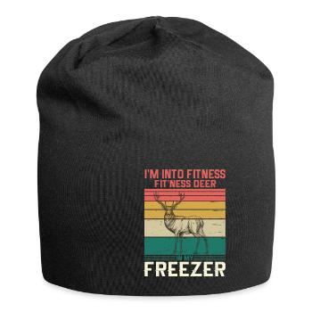 Jagen Jagdspruch & Jäger Geschenkidee - Jersey-Beanie - Schwarz - Vorne