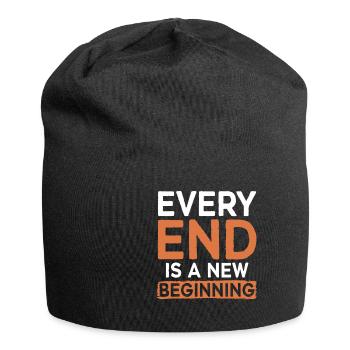 Every End Is A Beginning - Jersey Beanie - black - Front