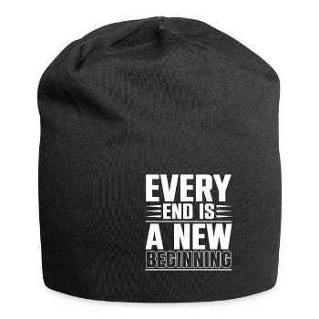 Every End Is A Beginning - Jersey Beanie - black - Front