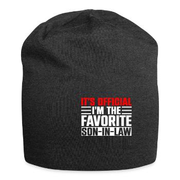 Son officiel im Le gendre préféré - Bonnet en jersey - charbon - Devant