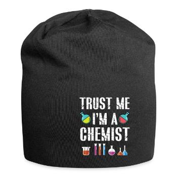 Chemie Lehrer Wissenschaftler Chemieker - Jersey-Beanie - Schwarz - Vorne