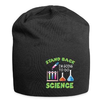 Chemie Lehrer Wissenschaftler Chemieker - Jersey-Beanie - Schwarz - Vorne