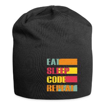 Lustiger Informatiker Spruch, Informatik - Jersey-Beanie - Schwarz - Vorne