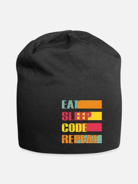 Lustiger Informatiker Spruch, Informatik - Jersey-Beanie - Schwarz