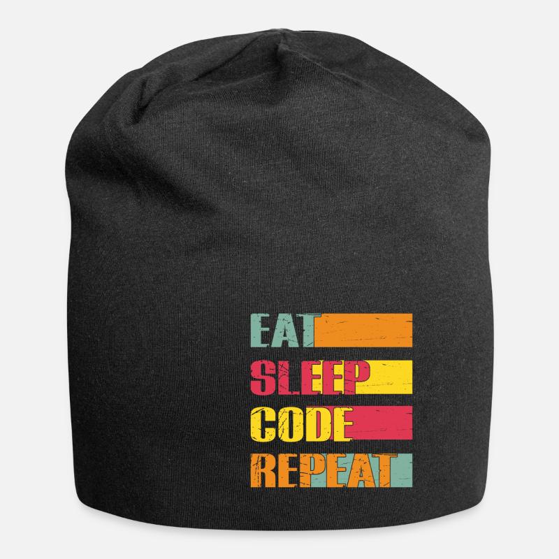 Lustiger Informatiker Spruch, Informatik - Jersey-Beanie - Schwarz