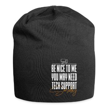 Lustiger Informatiker Spruch, Informatik - Jersey-Beanie - Schwarz - Vorne