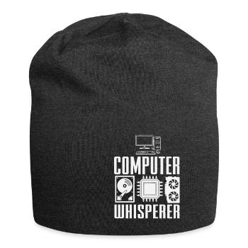 Lustiger Informatiker Spruch, Informatik - Jersey-Beanie - Anthrazit - Vorne