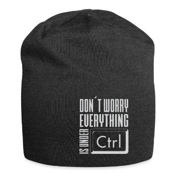 Lustiger Informatiker Spruch, Informatik - Jersey-Beanie - Anthrazit - Vorne