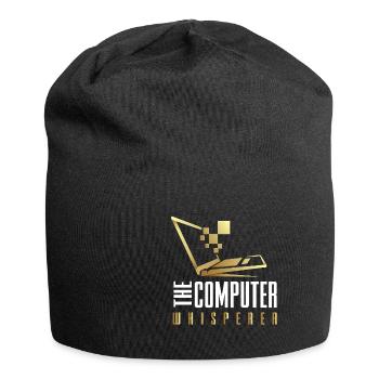Lustiger Informatiker Spruch, Informatik - Jersey-Beanie - Schwarz - Vorne