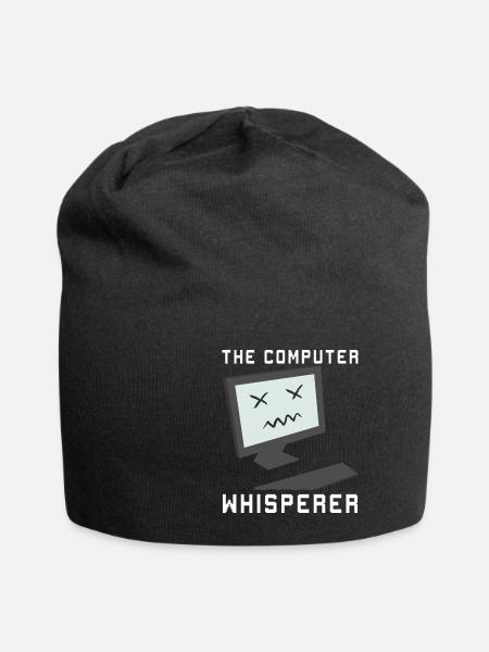 Lustiger Informatiker Spruch, Informatik - Jersey-Beanie - Schwarz