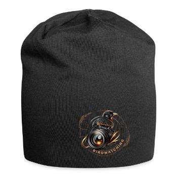 Bird Watching Vogelbeobachtung Birding Ornithologe - Jersey-Beanie - Schwarz - Vorne