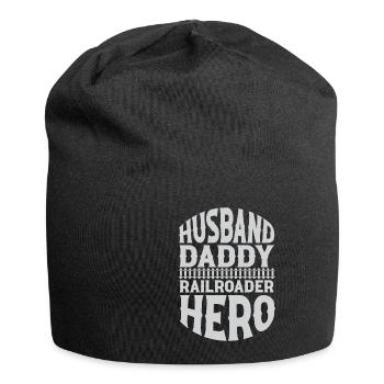 Lokführer Bahn Design I Model Eisenbahn - Jersey-Beanie - Schwarz - Vorne