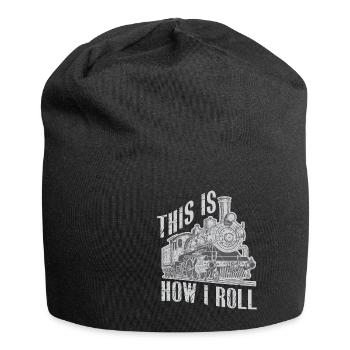 Lokführer Bahn Design I Model Eisenbahn - Jersey-Beanie - Schwarz - Vorne