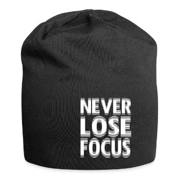 Fotografen Spruch Hobby Fotograf - Jersey-Beanie - Schwarz - Vorne